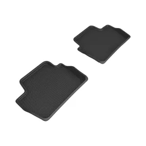 3D MAXpider 22-23 BMW 2 Series Coupe KAGU 2nd Row Floor Mats - Black