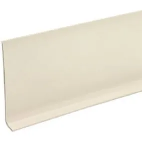 4-Inch x 4-Ft. Almond Vinyl Wall Base