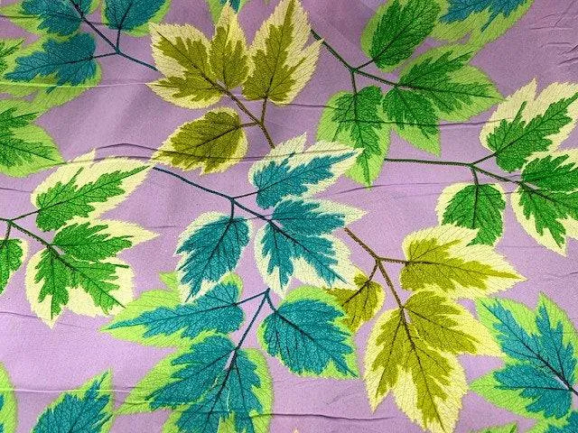 Autumn Leaves - Clearance Printed Crepe