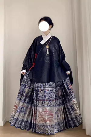 Baifu Long 百福龙 Hundred Blessings Iridescent Custom Mamian Skirt