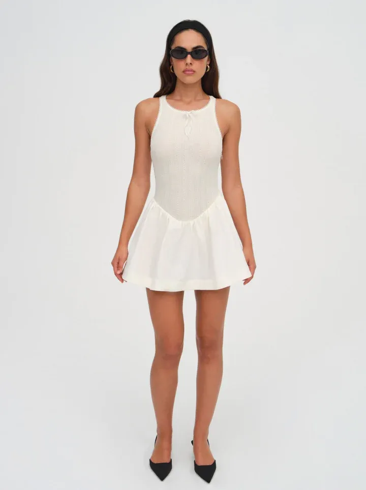 Billie Pointelle Mini Dress by For Love & Lemons