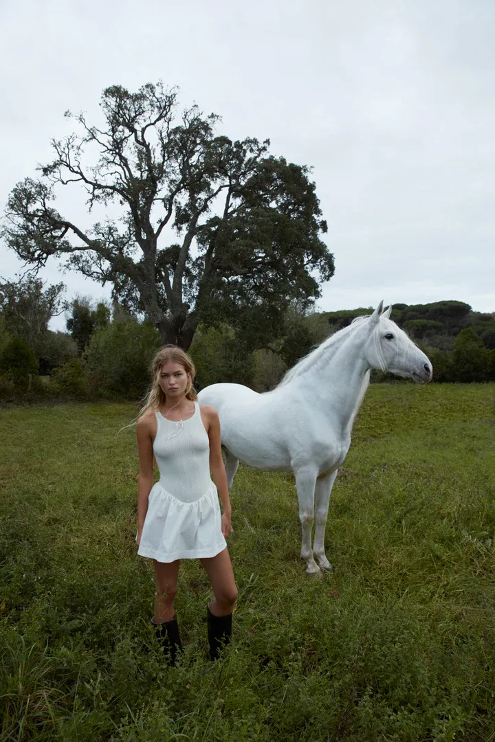 Billie Pointelle Mini Dress by For Love & Lemons