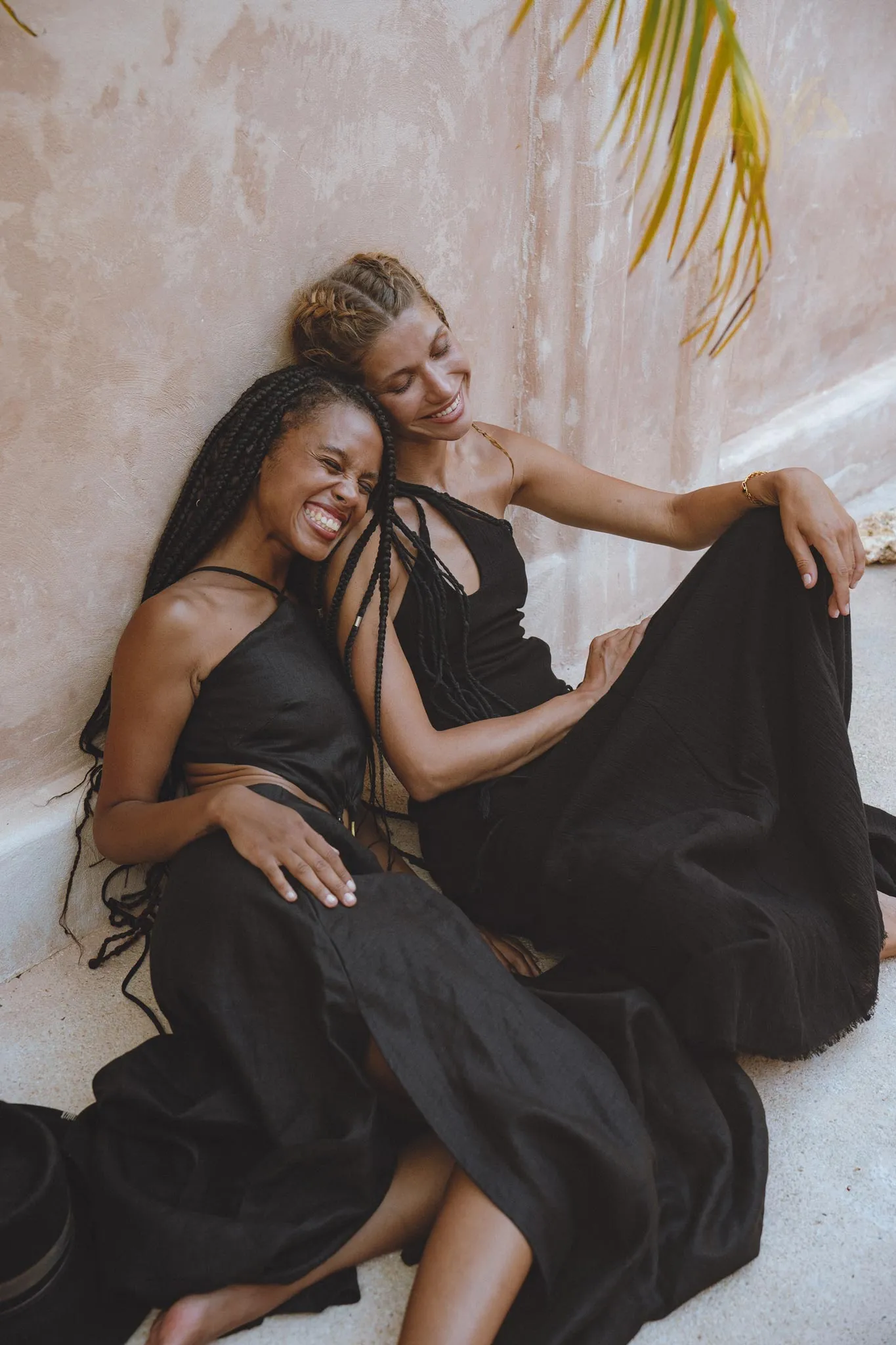 Black Aisha Dress • Macrame Toga Dress • One Shoulder Maxi Dress