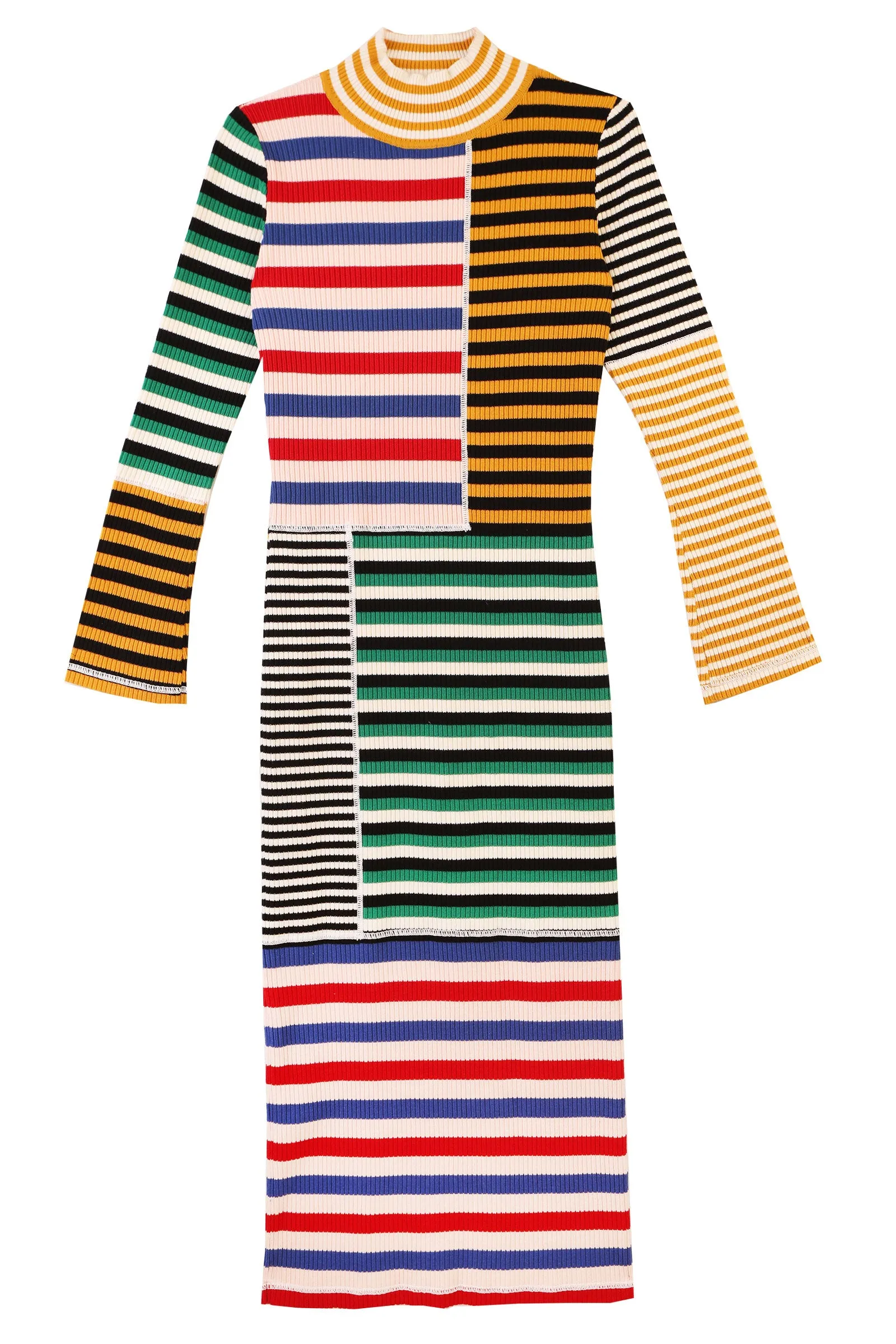 Cecil Dress Multi Stripe