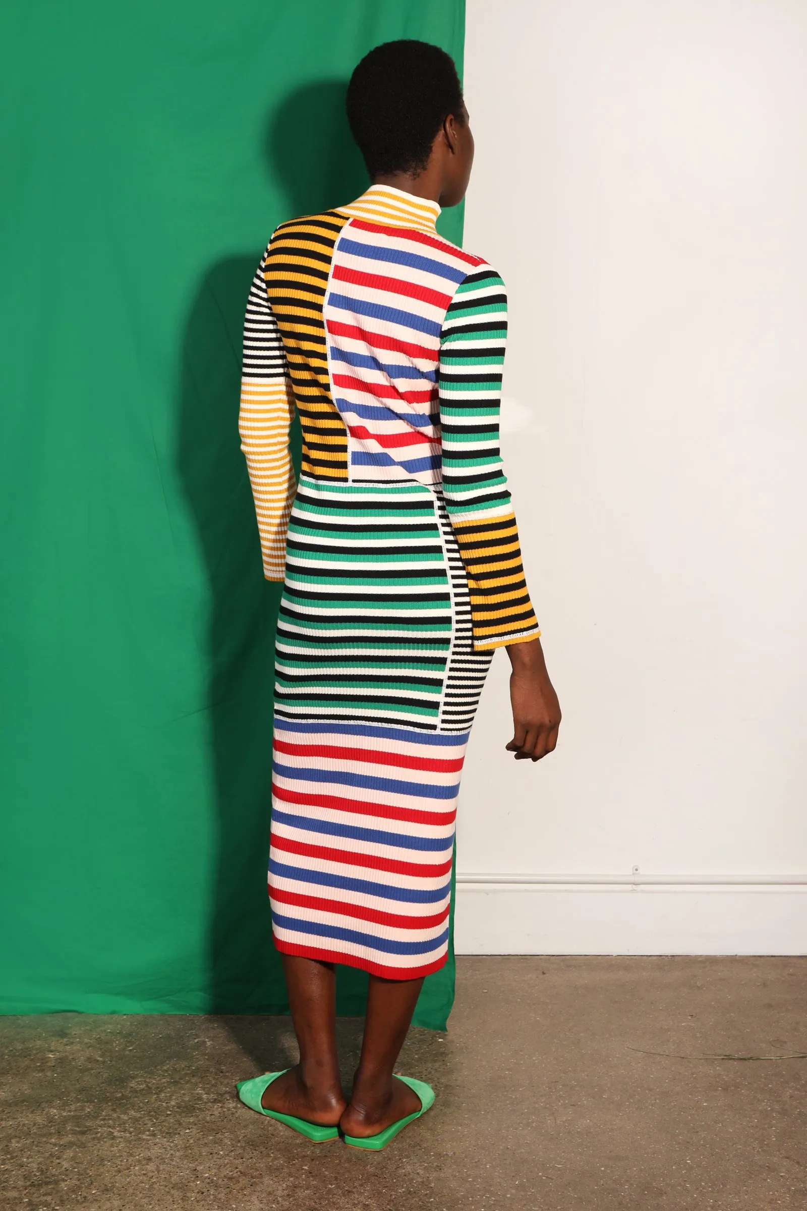 Cecil Dress Multi Stripe