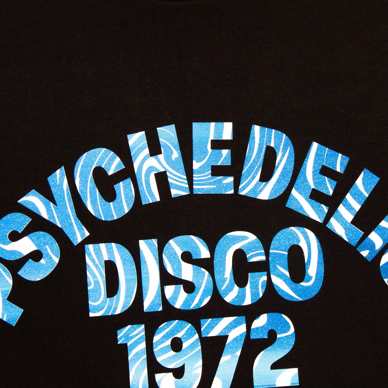 Cobalt 1972 Psychedelic Disco Back Print - Tshirt - Black