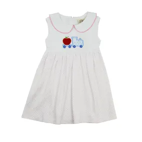 Collared Dress | Apple (4T, 4)