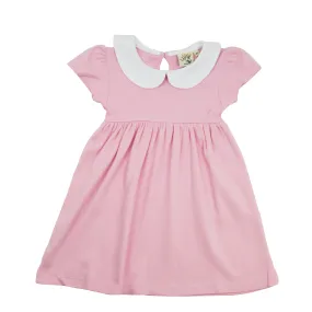 Collared Short-Sleeve Dress | Light Pink (2T, 4T)