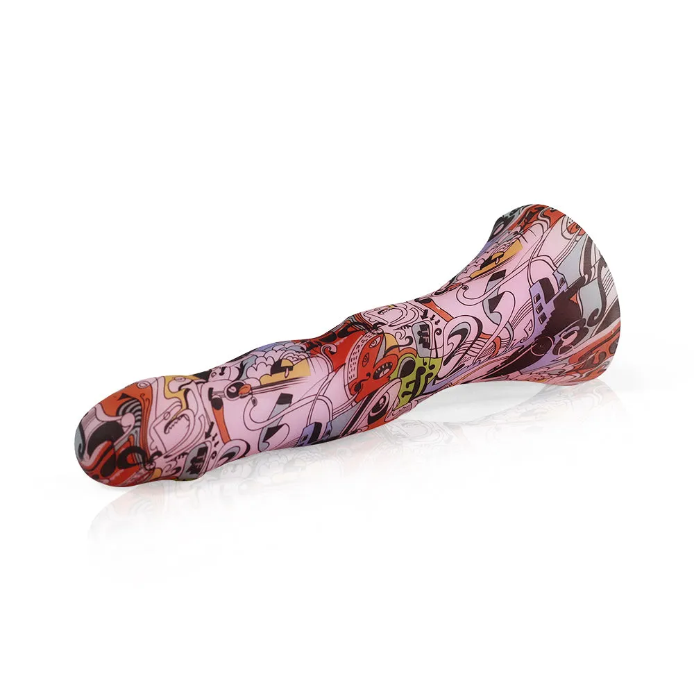 Colorful Long Anal Dildo Butt Plug - Camo Fantasy Dildos Butt Plug Prostate Massager