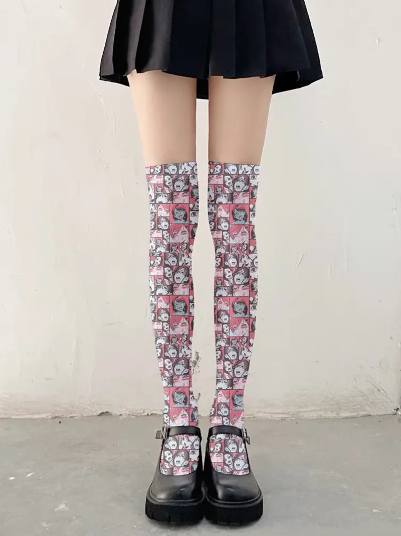 Comic Strip Ahegao Stockings