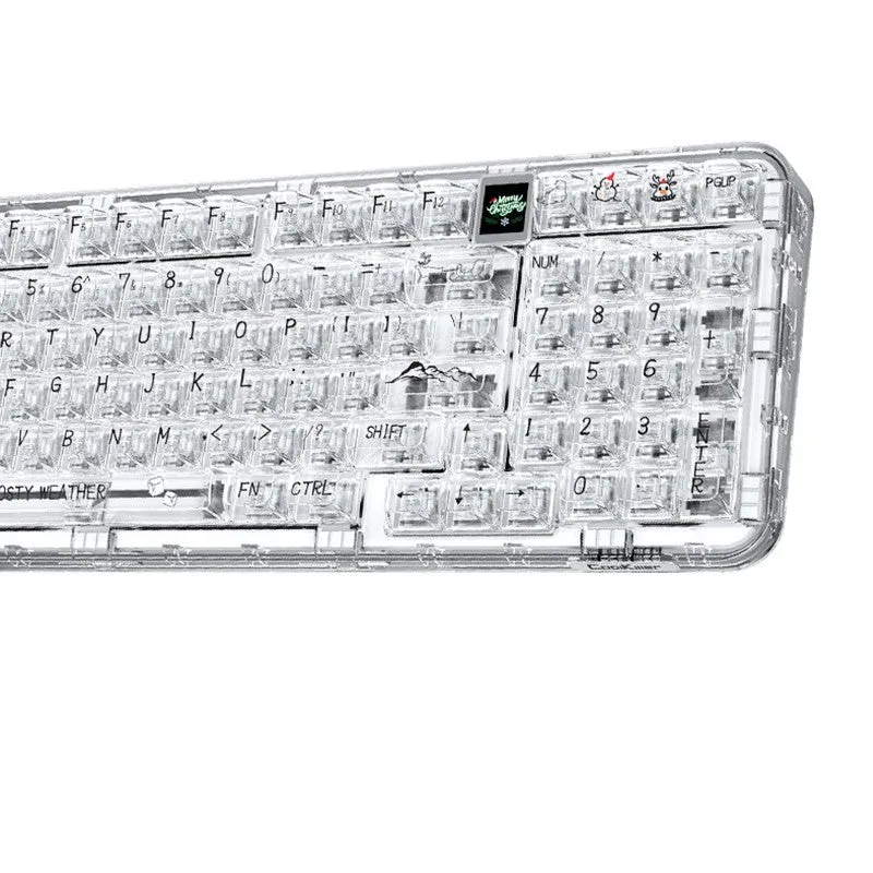 CoolKiller CK98 3-Mode Transparent Mechanical Keyboard