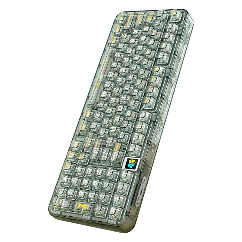 CoolKiller CK98 3-Mode Transparent Mechanical Keyboard