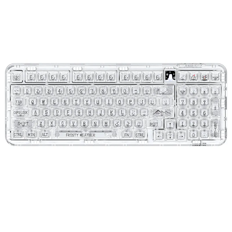 CoolKiller CK98 3-Mode Transparent Mechanical Keyboard