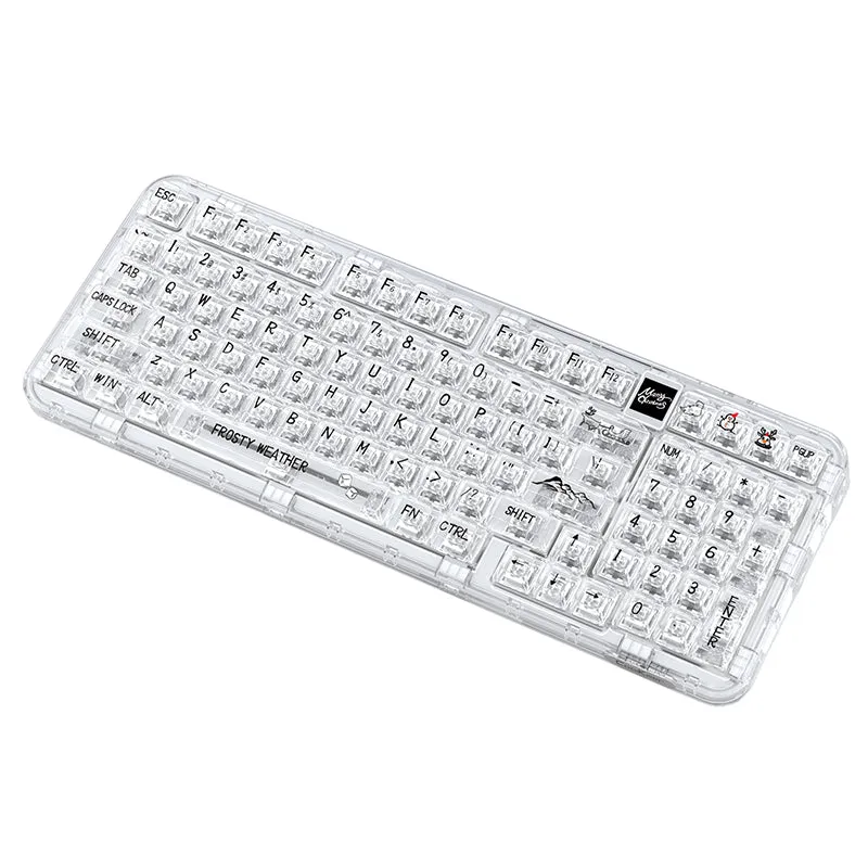 CoolKiller CK98 3-Mode Transparent Mechanical Keyboard