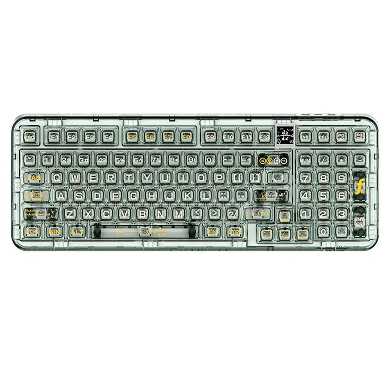 CoolKiller CK98 3-Mode Transparent Mechanical Keyboard