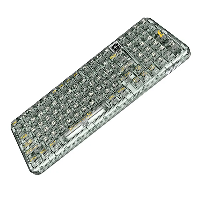 CoolKiller CK98 3-Mode Transparent Mechanical Keyboard