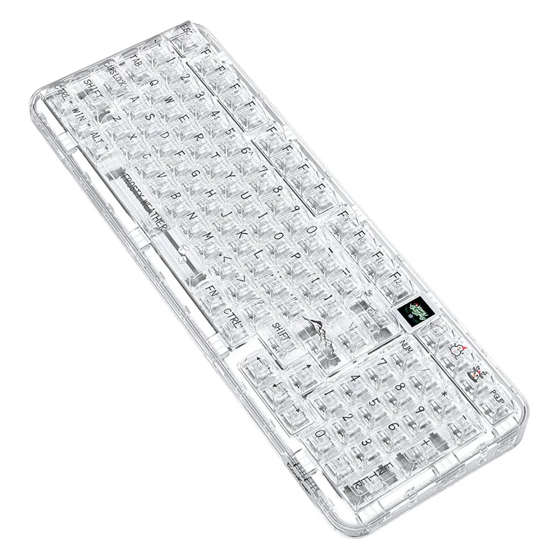 CoolKiller CK98 3-Mode Transparent Mechanical Keyboard