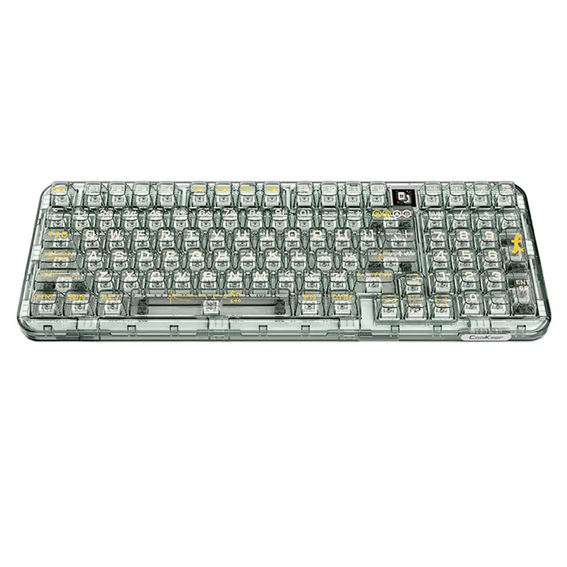 CoolKiller CK98 3-Mode Transparent Mechanical Keyboard