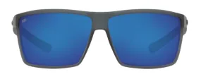 Costa Del Mar Rincon Matte Smoke Crystal Frame - Blue Mirror 580 Glass Lens - Polarized Sunglasses