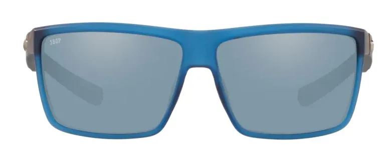 Costa Del Mar Rinconcito Matte Atlantic Blue Frame - Gray Silver Matte 580 Plastic Lens - Polarized Sunglasses