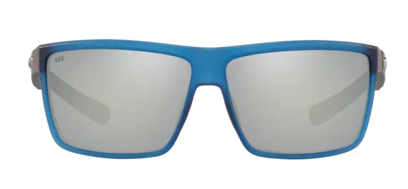 Costa Del Mar Rinconcito Matte Atlantic Blue Frame - Gray Silver Mirror 580 Glass Lens - Polarized Sunglasses