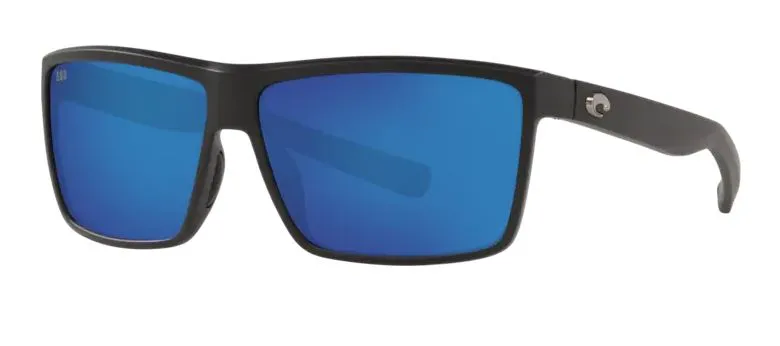 Costa Del Mar Rinconcito Matte Black Frame - Blue Mirror 580 Glass Lens - Polarized Sunglasses