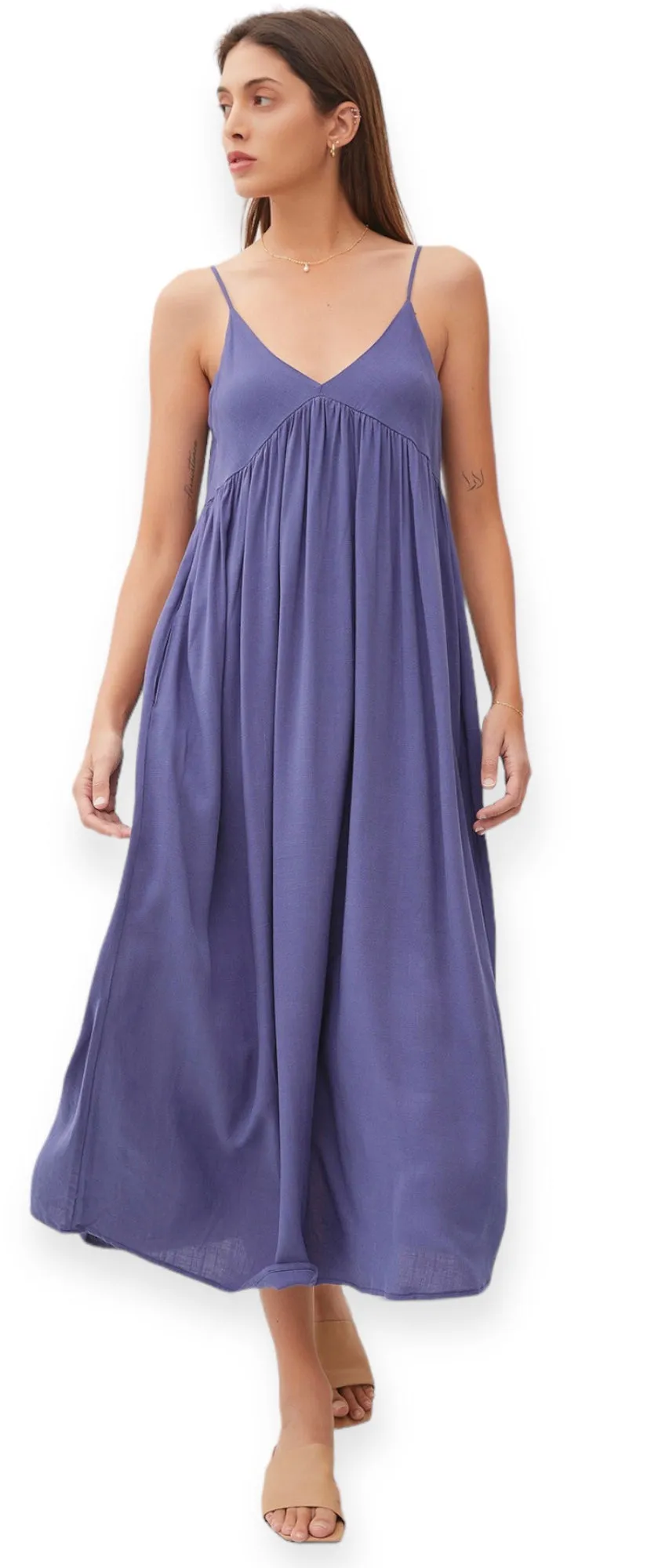 Cypress Maxi Dress- Blue