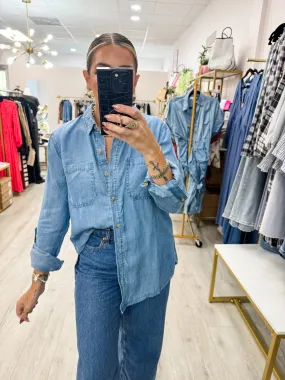 Denim Tencel Shirt