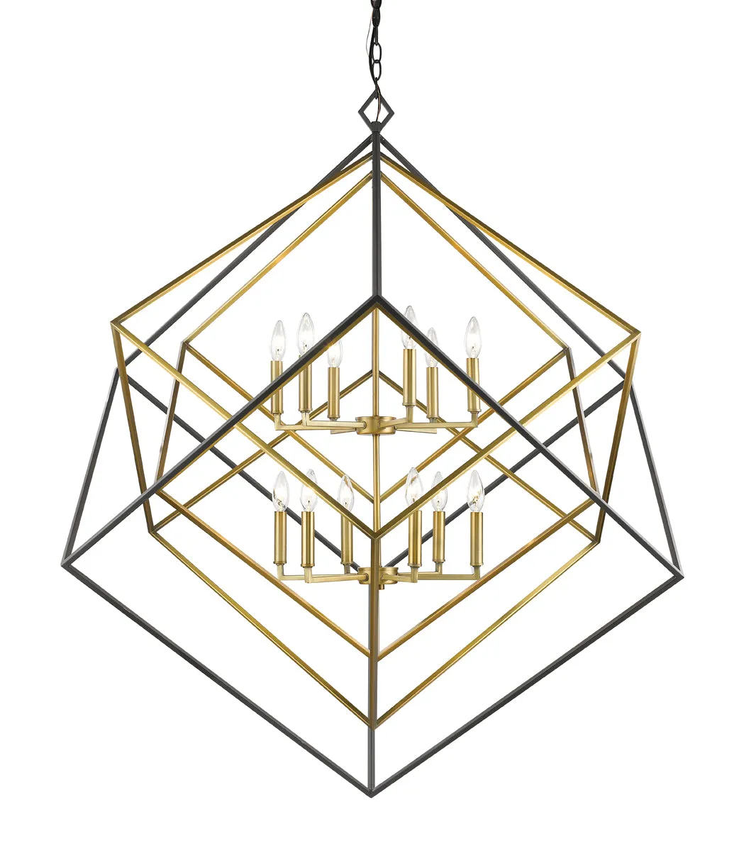 Euclid 12-Light Chandelier