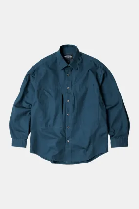 Frizmworks HBT Carpenter Pocket Work Shirt Jacket (Vintage Blue)