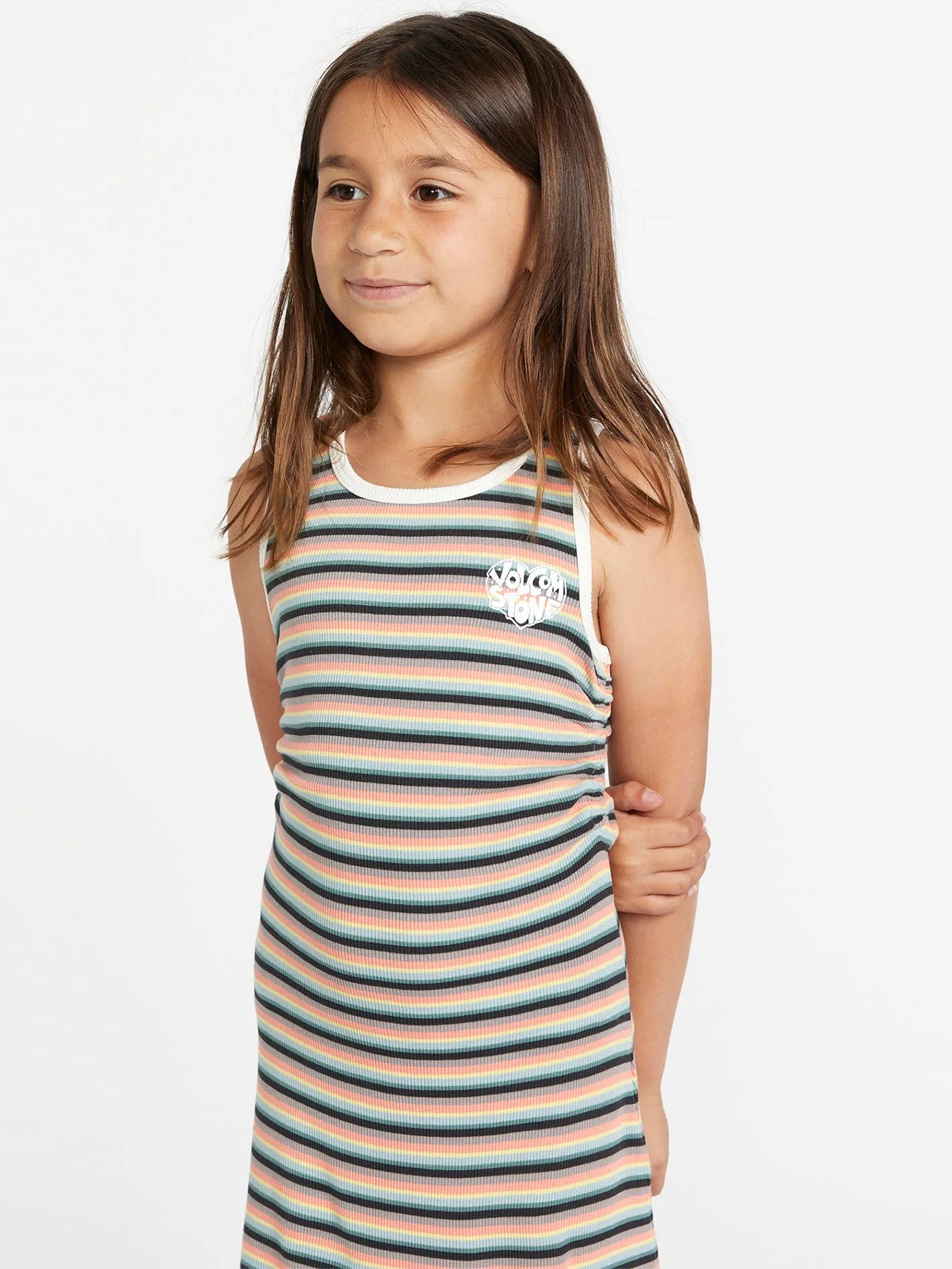 Girls Lived in Lounge Knit Dress - Reef Pink