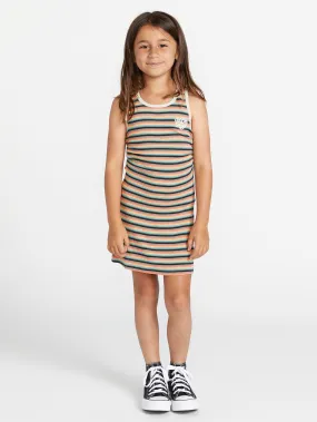 Girls Lived in Lounge Knit Dress - Reef Pink