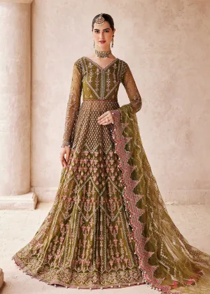 Green Maxi Dress | Emaan Adeel | Mirha Wedding Edition '23 | MH-207