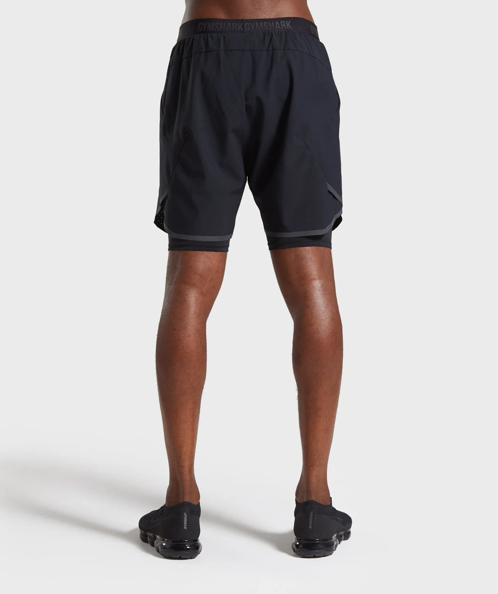 Gymshark 2 In 1 Tech Shorts - Black