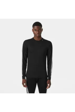 Helly Hansen Lifa Stripe Crew Base Layer Black