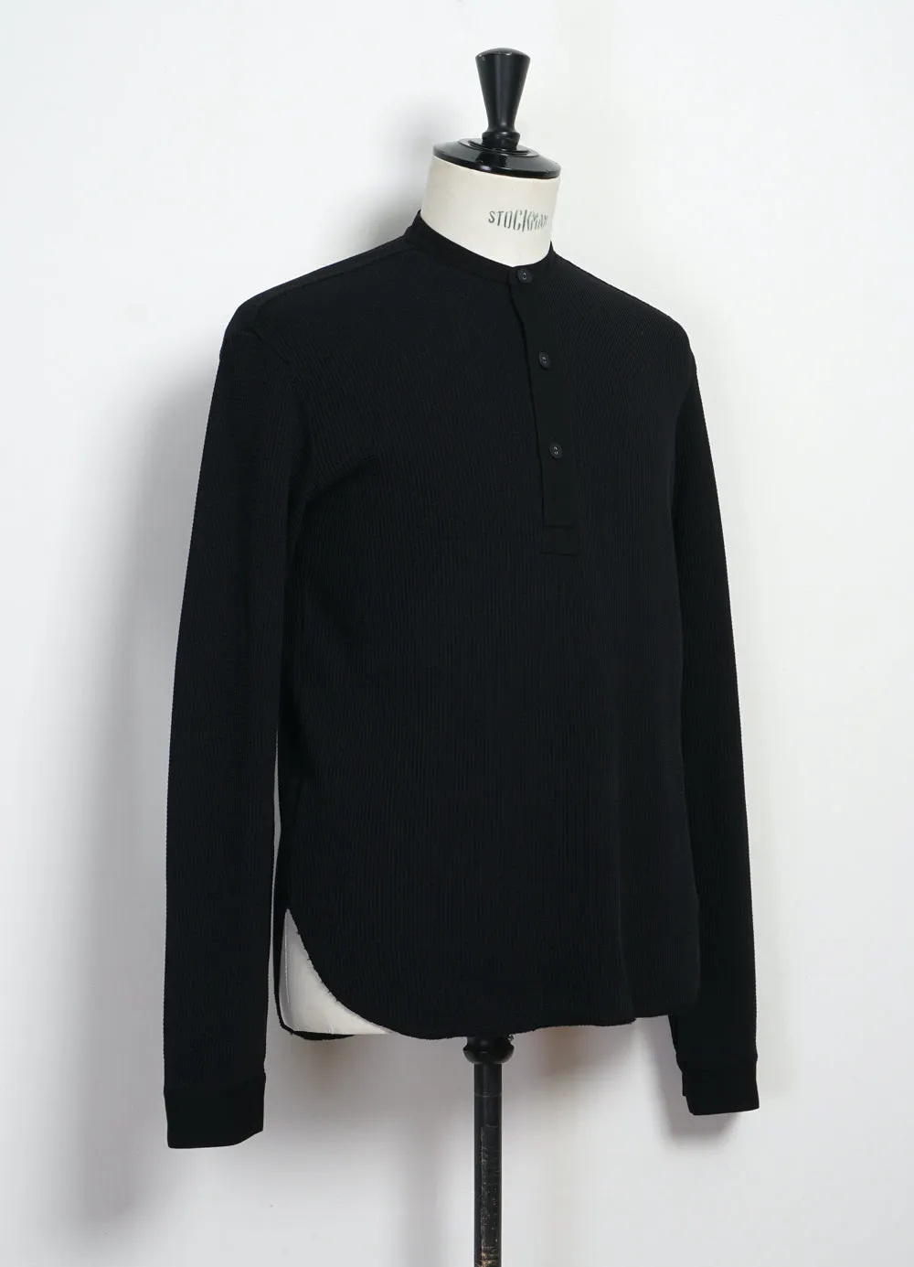 HERMANN 28-114-2 | Long Sleeve Henley | Black