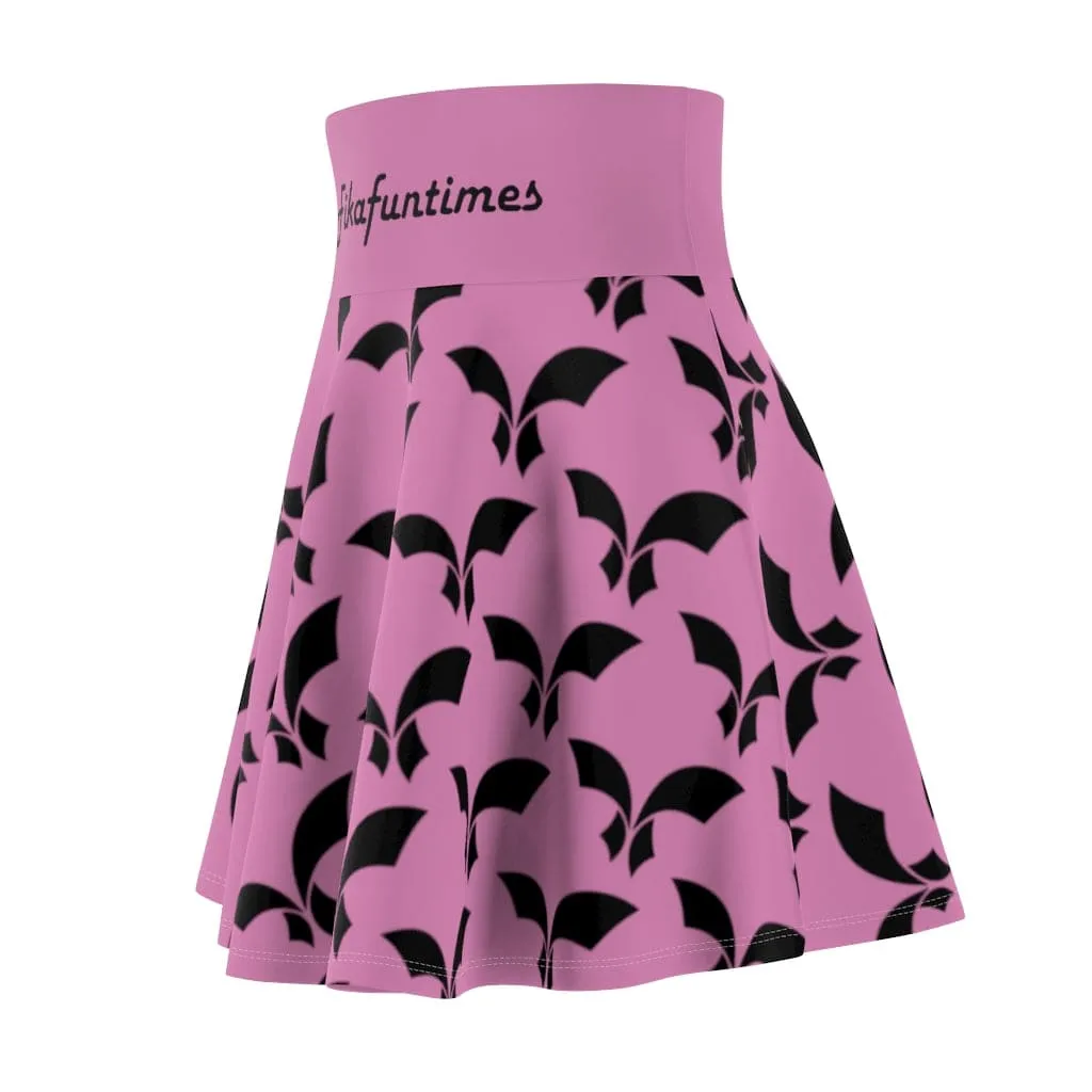 High Waist Print Fikafuntimes Mini Sport Skirt