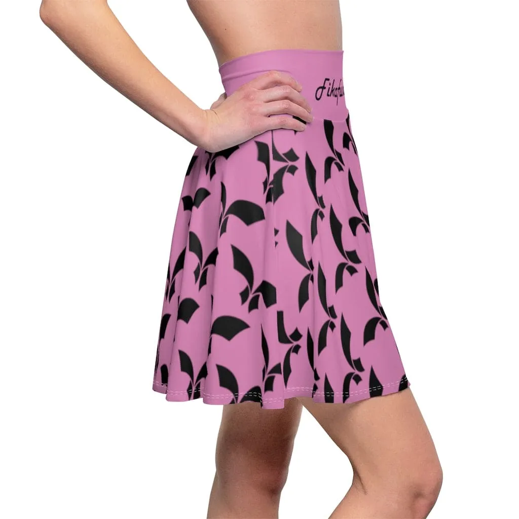 High Waist Print Fikafuntimes Mini Sport Skirt