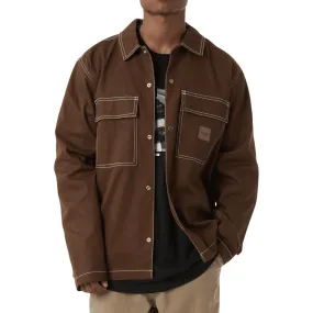 Huf Mason Shacket Jacket - Espresso