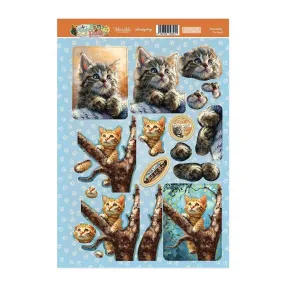 Hunkydory Absolutely Purr-fect Decoupage Topper Sheet