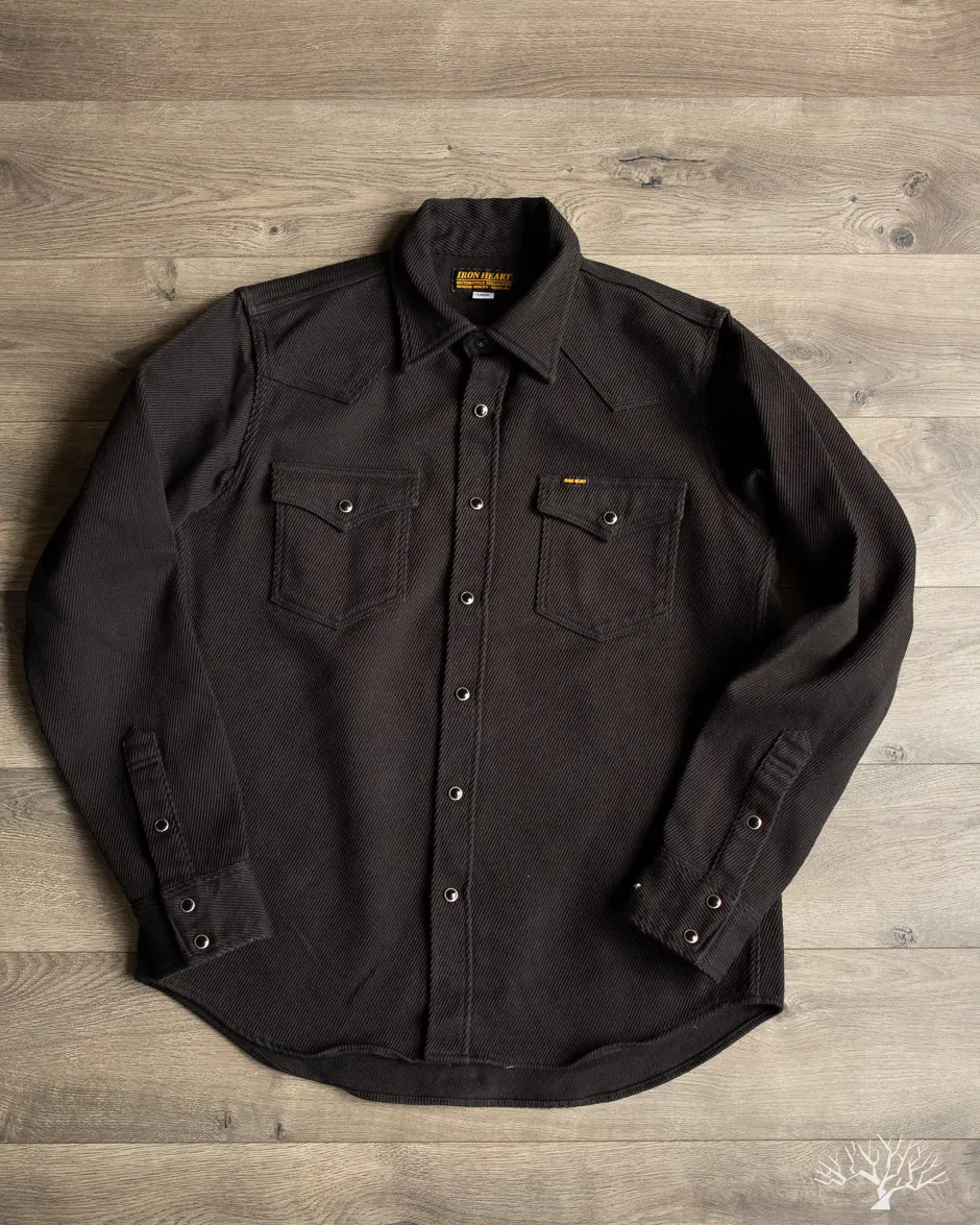 IHSH-234-BLK - Kersey Western Shirt - Black