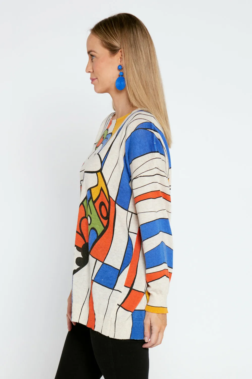 Jasper Knit Top - Lady Mondrian