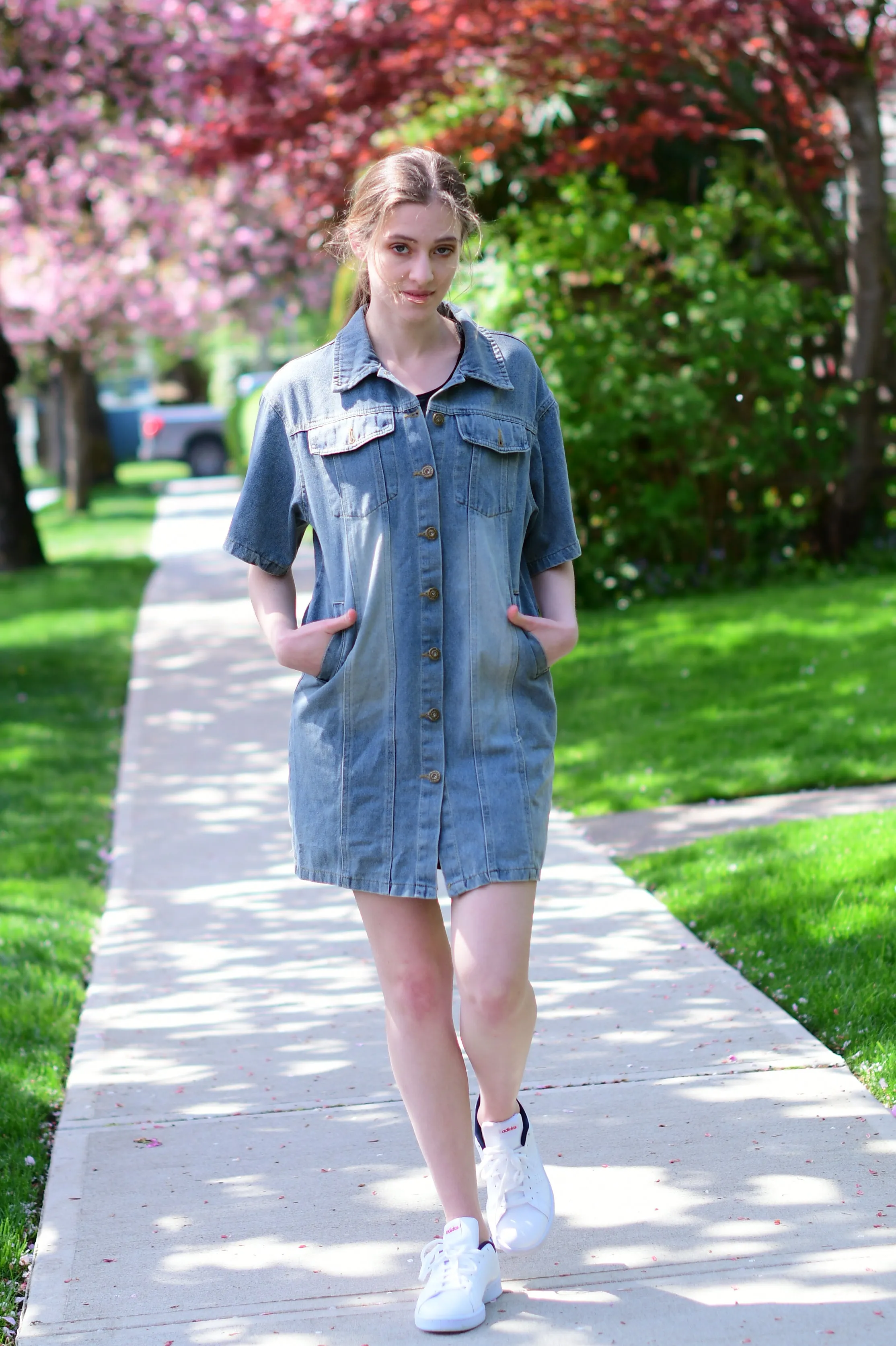 JEAN VINTAGE DENIM SHACKET (Final Sale)