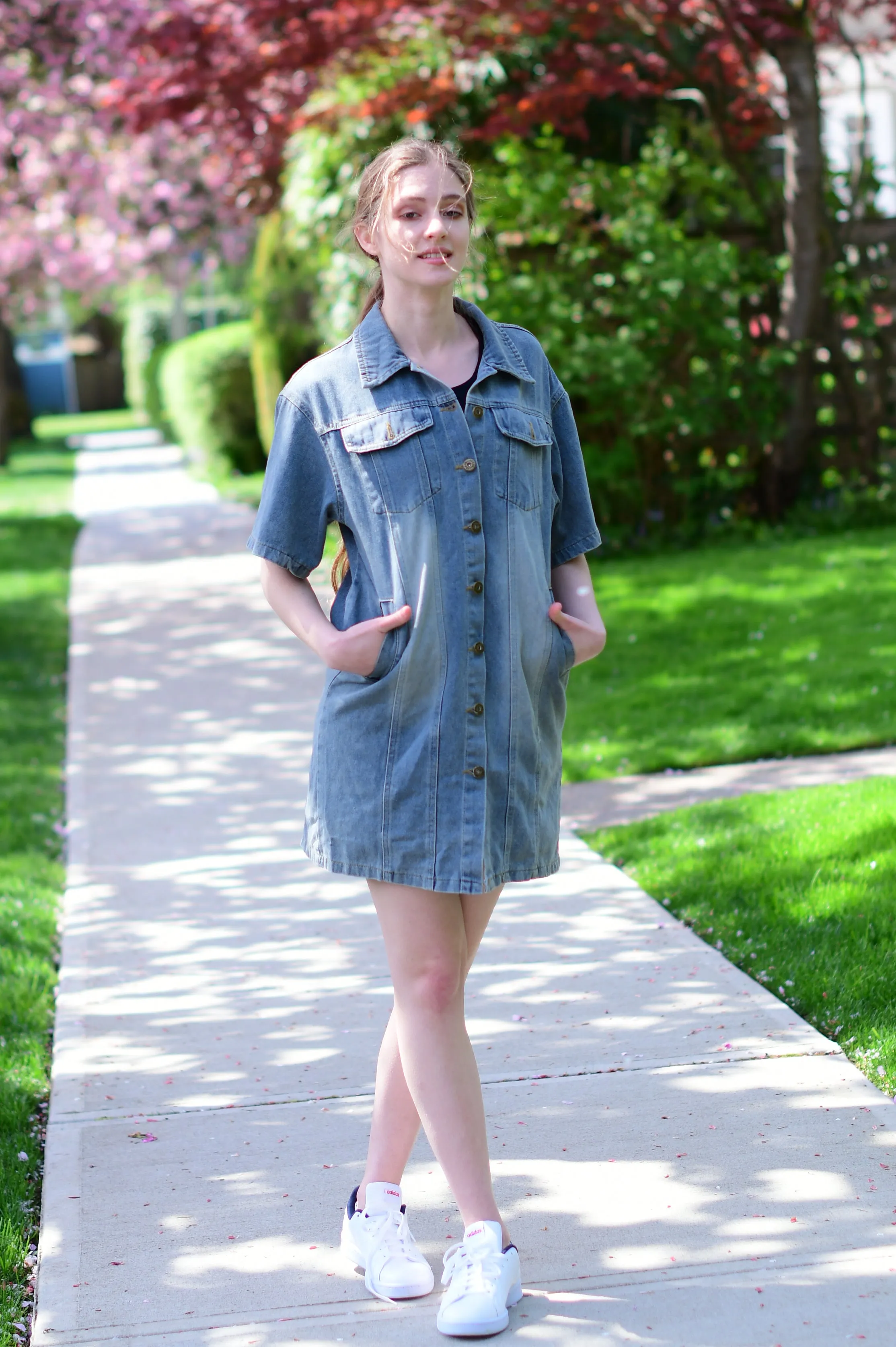 JEAN VINTAGE DENIM SHACKET (Final Sale)