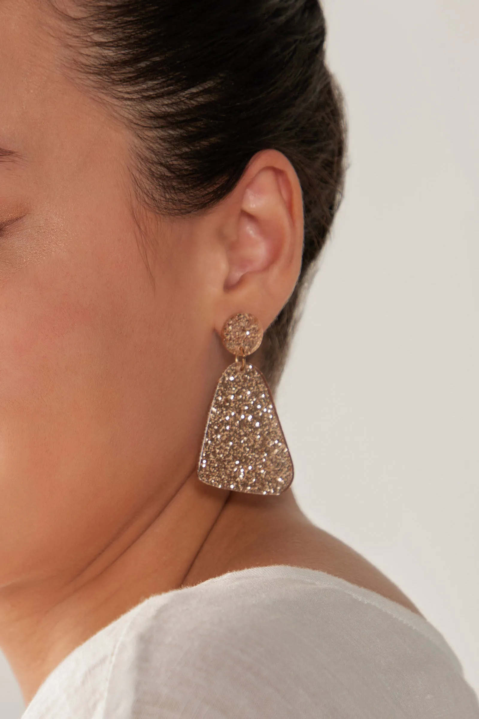 Jovial Sparkle Earring - Gold