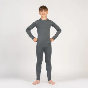 Kids' 250 Long Sleeve & Bottom 2-Piece Perfect Grey