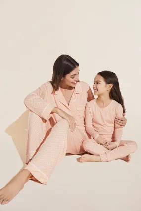 Kids Printed TENCEL™ Modal Unisex Long PJ Set