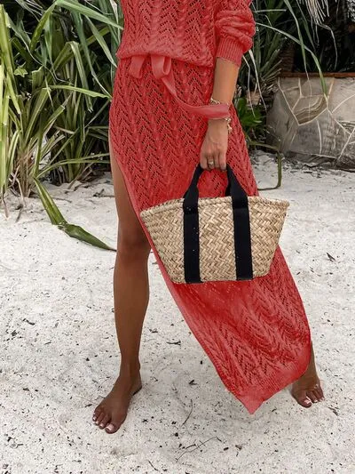 Knit Beach Maxi Dress