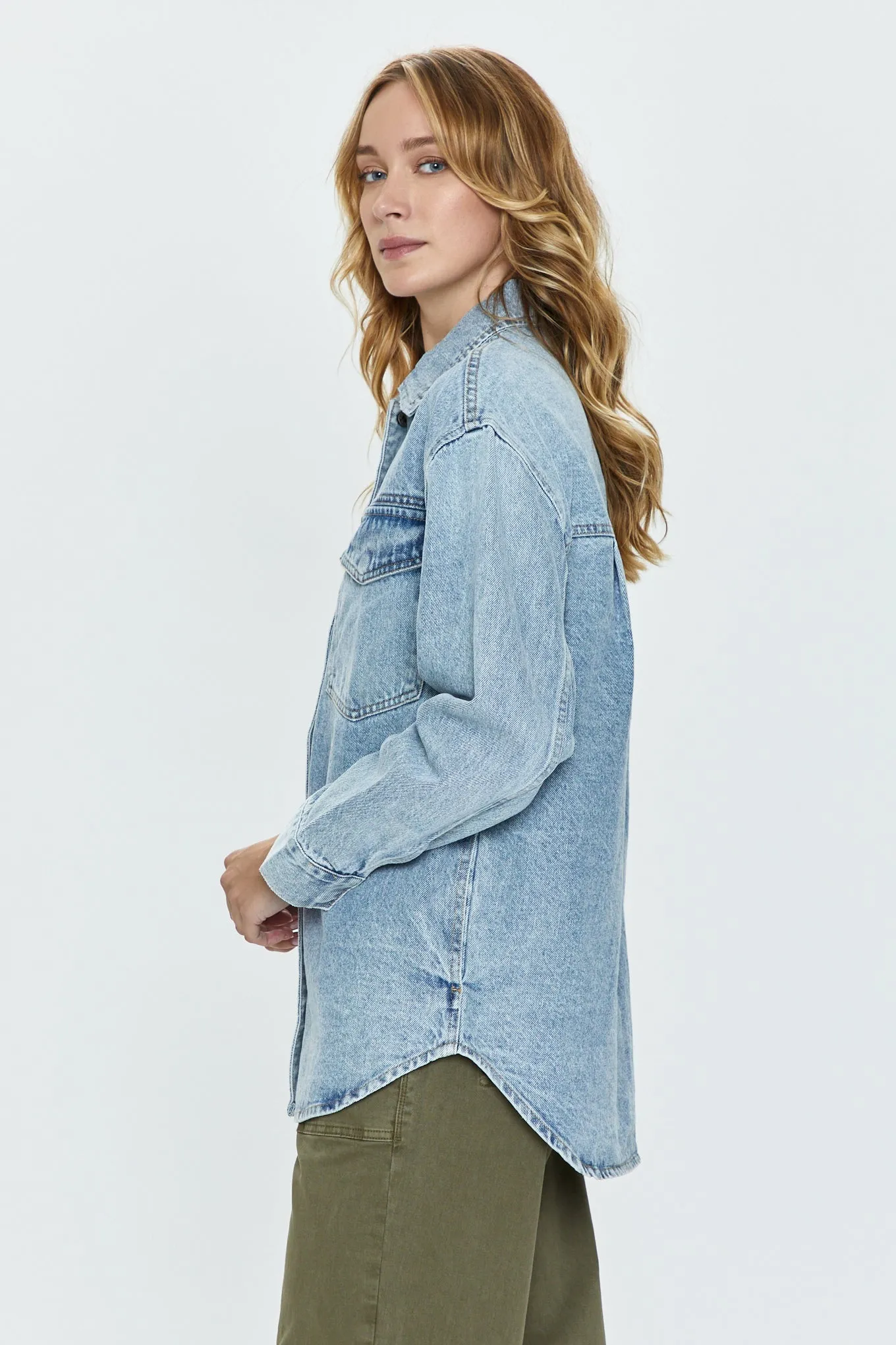 Mandy Oversized Shacket - Paloma