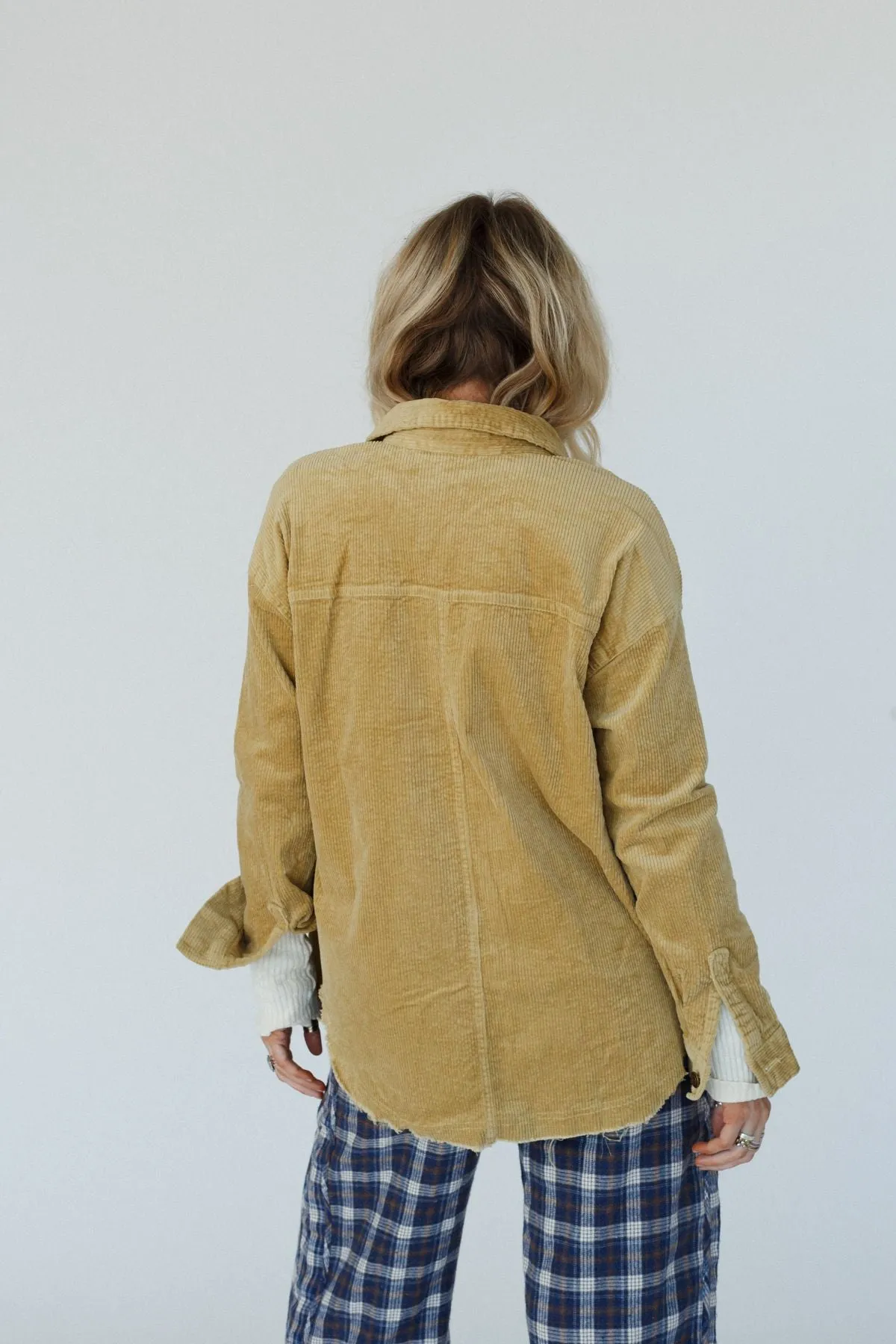 Marny Corduroy Jacket - Mustard